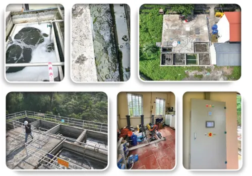 Tư vấn, thiết kế, thi công, lắp đặt trạm xử lý nước thải tại TT Y tế Huyện Cẩm Khê – Phú Thọ công suất 350 M3/ngày đêm