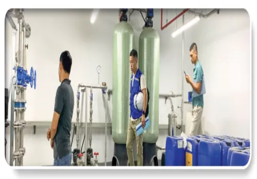 Thi công lắp đặt hệ thống trạm xử lý nước thải tại Cát Linh - Đống Đa - Hà Nội