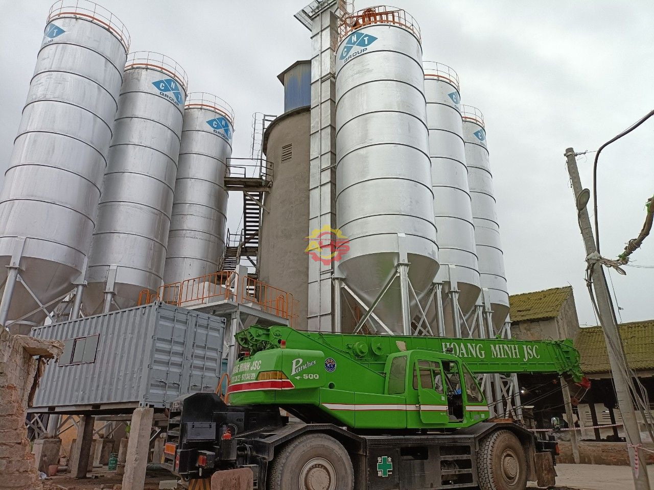 HỆ THỐNG PHỐI TRỘN XI MĂNG CÔNG XUẤT 80TH