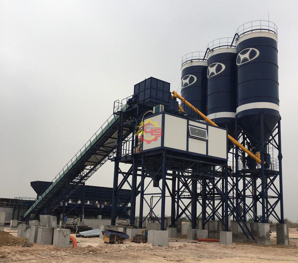 TRẠM TRỘN BÊ TÔNG 120-150 M3/H